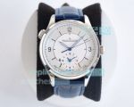 TW Factory Jaeger-LeCoultre Master Control Geographique Q1428530 Silver Dial Blue Leather Strap